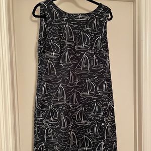 Navy and white Talbots dress!